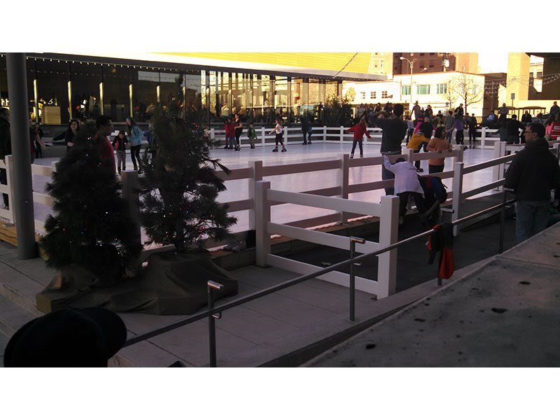 recreational municipal skating rink